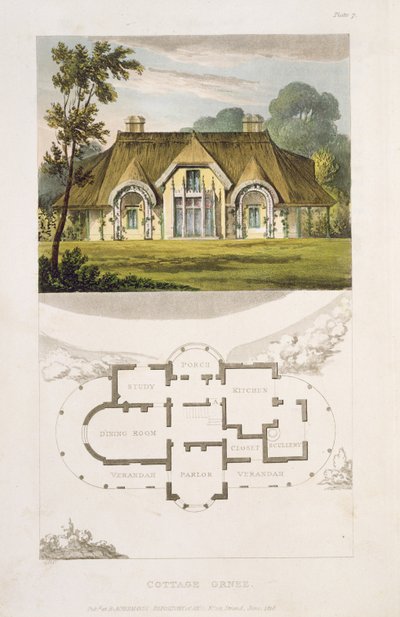 Decorated Cottage, from Ackermann